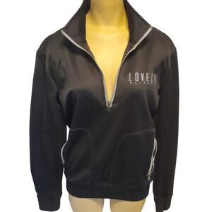 Lovello Elizabeth 1/2 Zip collared Jacket with embroidering Small